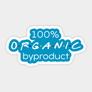 100% Organic Byproduct Sticker